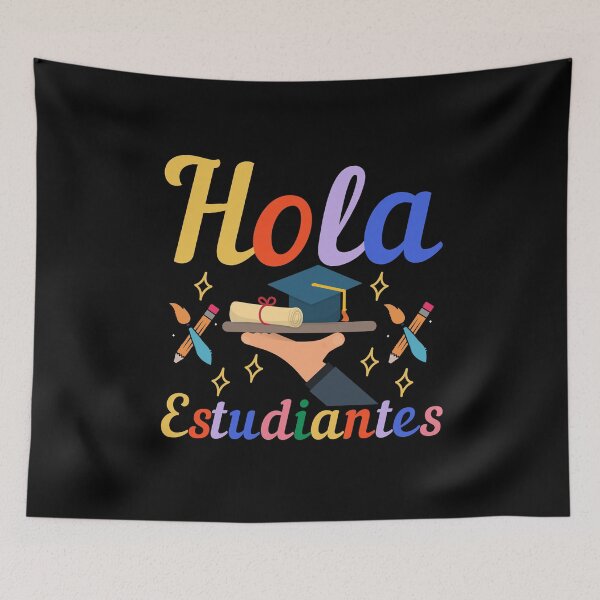 Item preview, hola estudiantes, hello students designed and sold by t-style-jmah.