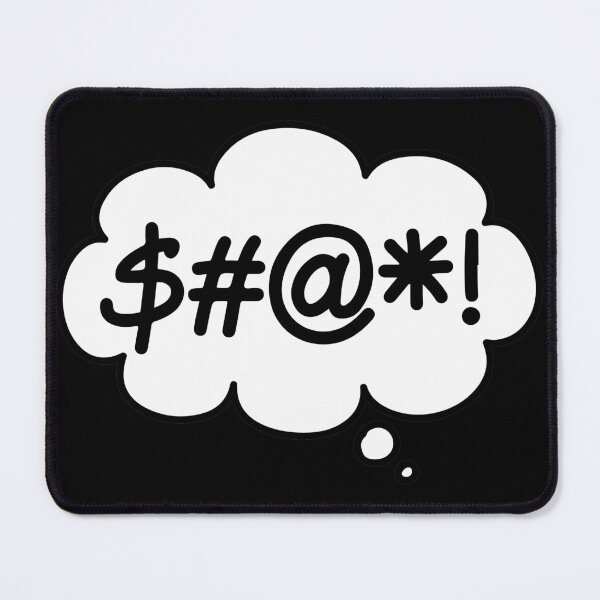 Item preview, $#@*! (Swearing Thought Bubble) designed and sold by SarcasticWords.