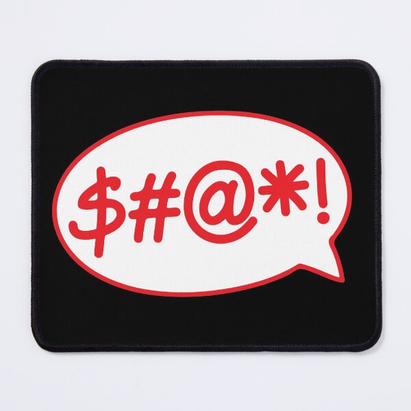 Item preview, $#@*! (Swearing Speech Bubble) Red Version designed and sold by SarcasticWords.