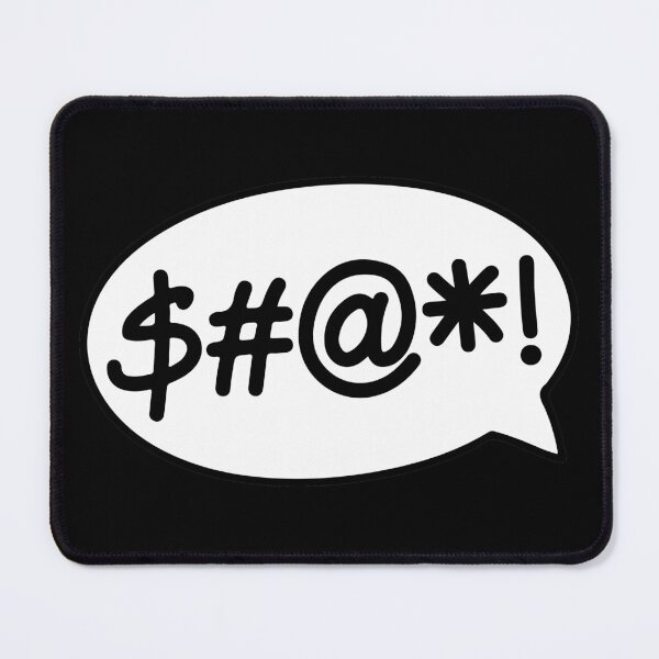 Item preview, $#@*! (Swearing Speech Bubble) designed and sold by SarcasticWords.
