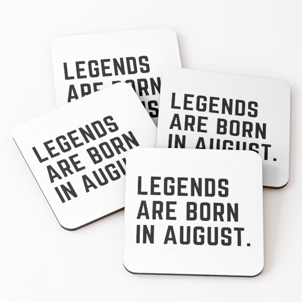 Item preview, Legends are born in august. August birthday month. Font design  designed and sold by theslowdown.