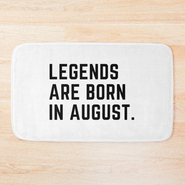 Item preview, Legends are born in august. August birthday month. Font design  designed and sold by theslowdown.