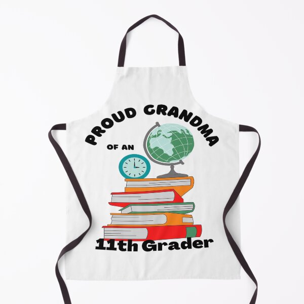 Item preview, proud grandma of an eleventh grader, books and globe graphic designed and sold by Jessi-Sketches.