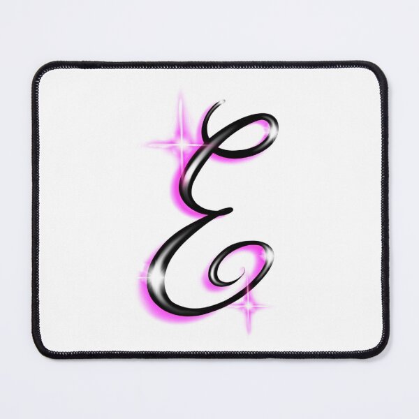 Item preview, airbrushed letter e designed and sold by ellebackup.