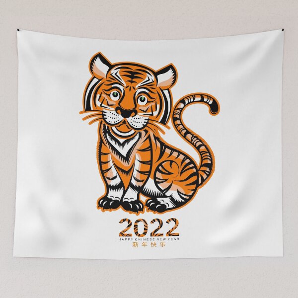 Item preview, Happy Chinese Zodiac New Year of The Tiger 2022 designed and sold by HolidayT-Shirts.