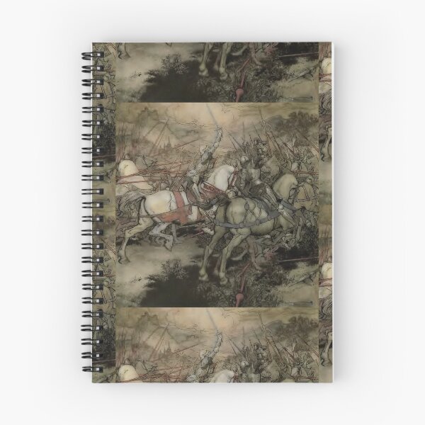 Aperçu de l'œuvre Arthur Rackham- Comment Arthur a tiré son épée Excalibur pour la première fois créée et vendue par Dreamflight.