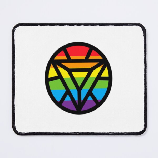 Item preview, Iron Gay Pride Logo designed and sold by TwinkleballaArt.