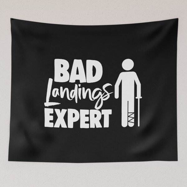 Item preview, Bad Landings Expert Broken Leg designed and sold by Bendthetrend.