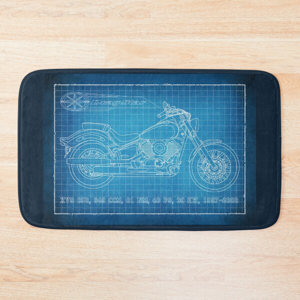 Item preview, Drag Star XVS 650 Blueprint designed and sold by KlaraBubble.