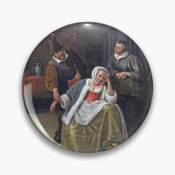 Artikelvorschau, Das liebeskranke Mädchen - Jan Steen c. 1660 entworfen und verkauft von SlawBoy.