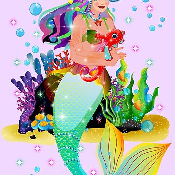 Artwork thumbnail, Meredith the Mermaid™ by TeelieTurner