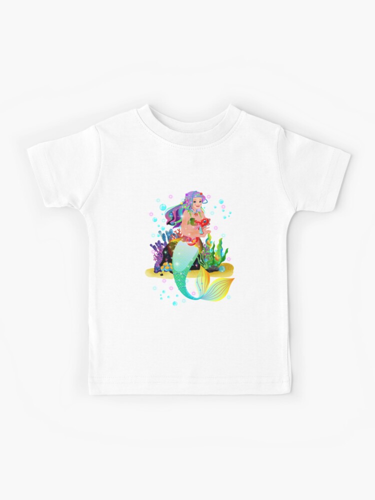 Thumbnail 1 of 2, Kids T-Shirt, Meredith the Mermaid™ designed and sold by TeelieTurner.