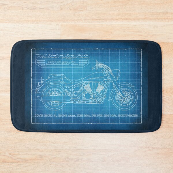 Item preview, Midnight Star XVS 1300 Blueprint designed and sold by KlaraBubble.