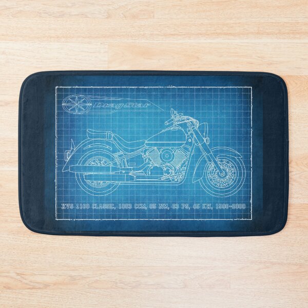 Item preview, Drag Star XVS 1100 Blueprint designed and sold by KlaraBubble.