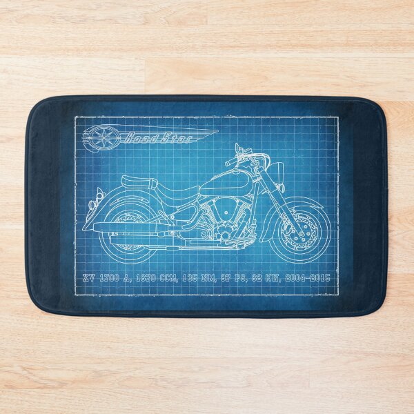 Item preview, Road Star XV 1700 Blueprint designed and sold by KlaraBubble.