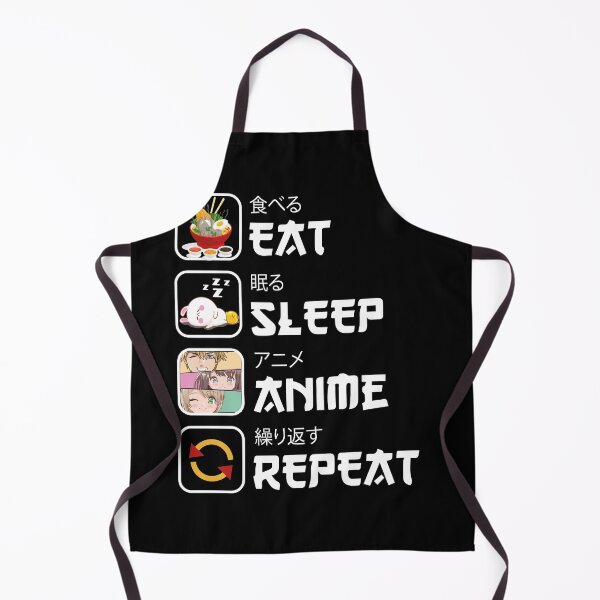 Item preview, Eat Sleep Anime Repeat manga kawaii Japanese lover otaku designed and sold by jojocat90.