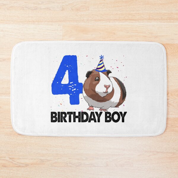Item preview, Birthday Boy 4 Guinea Pig designed and sold by Bendthetrend.