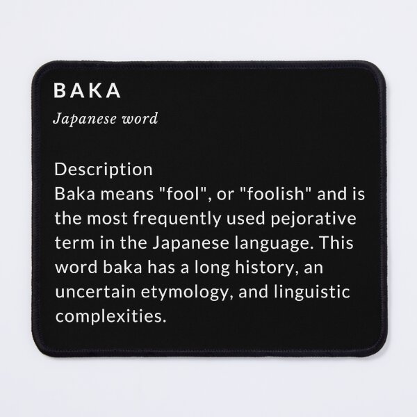 Artikelvorschau, BAKA Definition entworfen und verkauft von cleftshop.