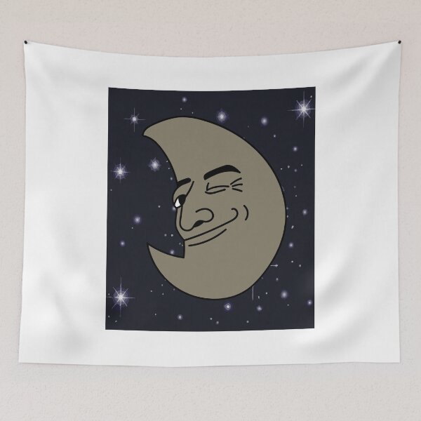 Item preview, Luminous Moon Half Moon Face designed and sold by flofin.