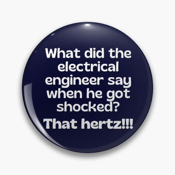 Item preview, Electrical engineer joke/pun - engineer gift (white/grey) designed and sold by PickaSticka.