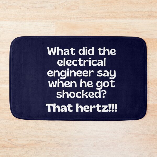 Item preview, Electrical engineer joke/pun - engineer gift (white/grey) designed and sold by PickaSticka.