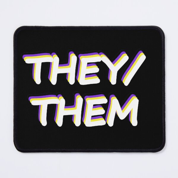 Item preview, THEY/THEM designed and sold by SarcasticWords.
