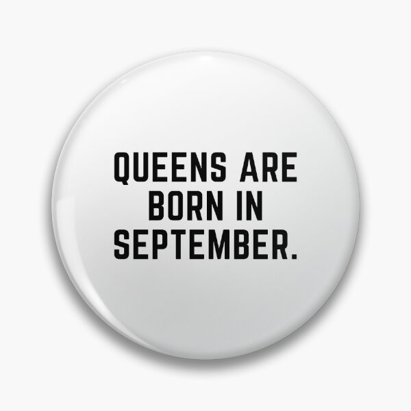 Item preview, Queens are born in september. September birthday month. Virgo or Libra.  Font design.  designed and sold by theslowdown.