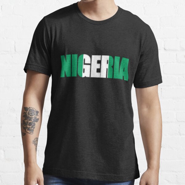 "Nigeria Flag" Tshirt by MikePrittie Redbubble nigeria tshirts