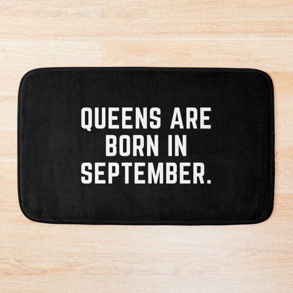 Item preview, Queens are born in september. September birthday month. Virgo or Libra.  Font design.  designed and sold by theslowdown.