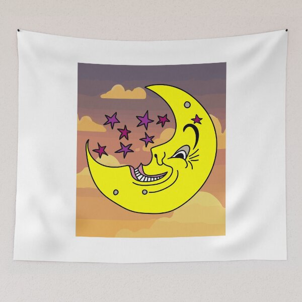 Item preview, Luminous Moon Half Moon Face designed and sold by flofin.