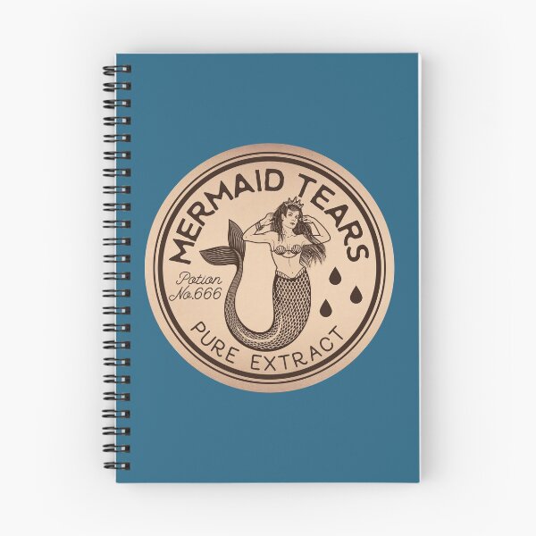 Item preview, Mermaid Tears Potion Vintage Label designed and sold by KrisSidDesigns.