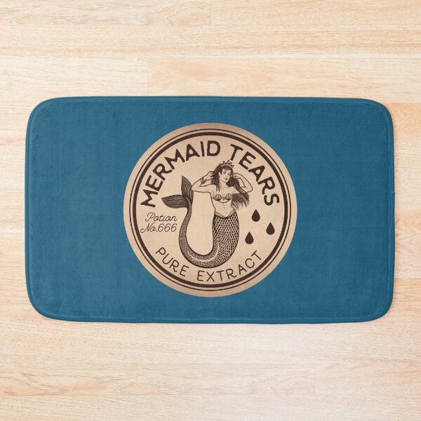 Item preview, Mermaid Tears Potion Vintage Label designed and sold by KrisSidDesigns.