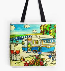 Retro Caravan Holiday Tote Bag