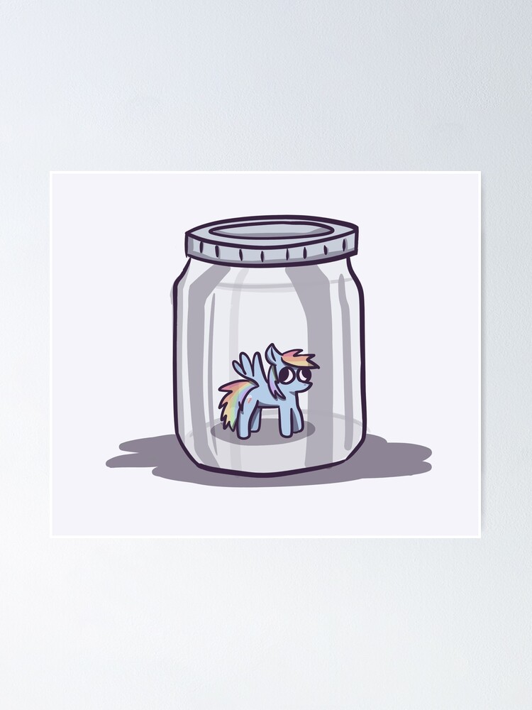 cursed rainbow dash jar