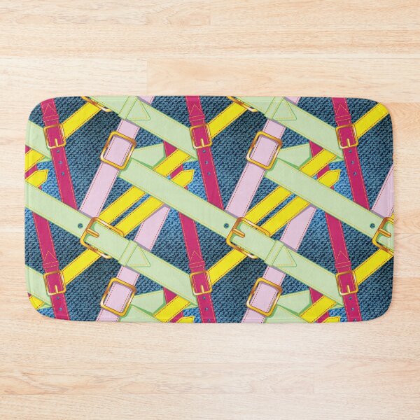 Item preview, Colorful belts on the jeans designed and sold by JoyColorLove.