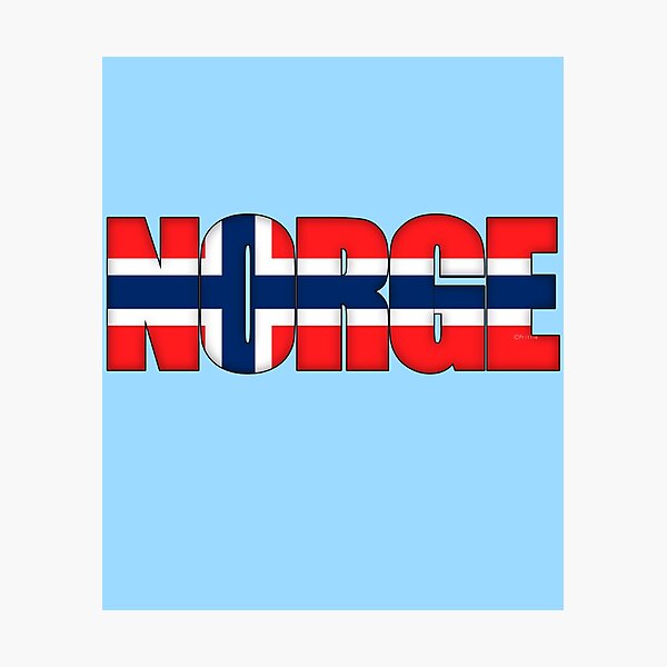 Aperçu de l'œuvre Norvège Norge Flag créée et vendue par MikePrittie.