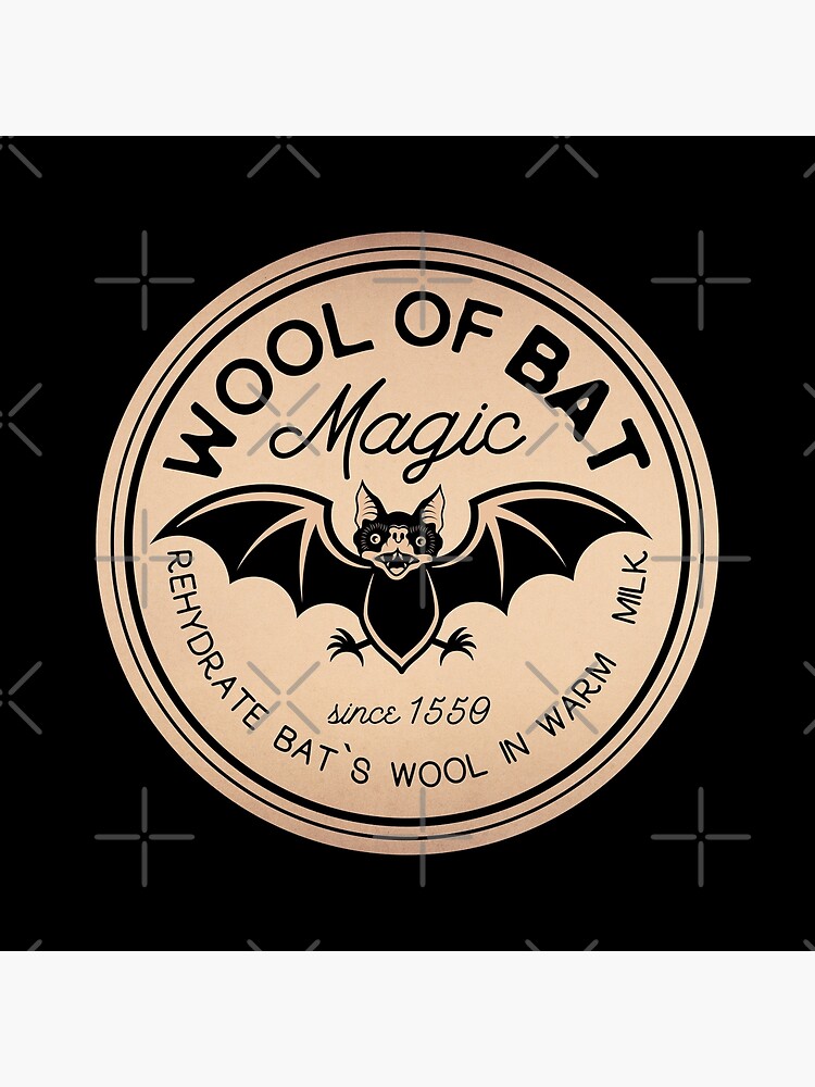 "Wool of Bat Potion Vintage Label" Poster for Sale by KrisSidDesigns