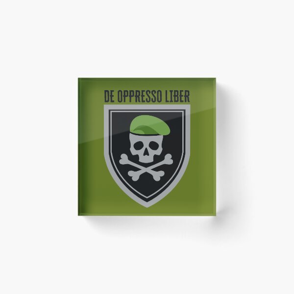 Item preview, Green Beret -  De Oppresso Liber Military Jargon designed and sold by AirsoftBD.