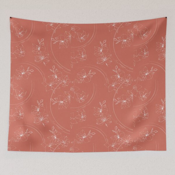 Item preview,  Minimal Abstract Leaf Pattern designed and sold by ExploreTheStore.