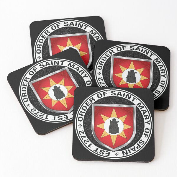 Item preview, Order of Saint Mary of Spain Order of the Star Knights Templar Coat of Arms Shield designed and sold by signsandsymbols.