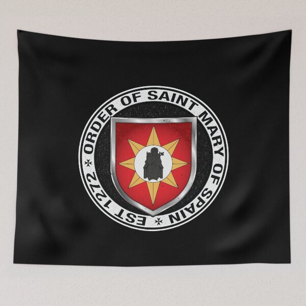 Item preview, Order of Saint Mary of Spain Order of the Star Knights Templar Coat of Arms Shield designed and sold by signsandsymbols.