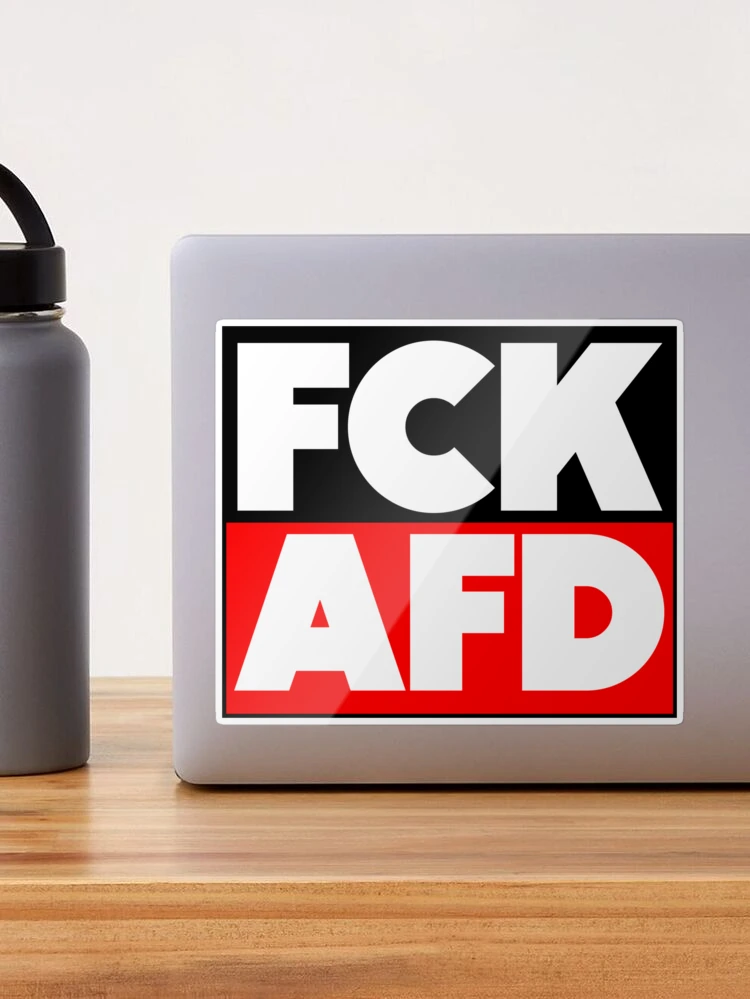 Ärger um „FCK AfD-Aufkleber