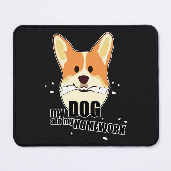 Item preview, My Dog Ate My Homework Puppy Design designed and sold by Angela Mello.