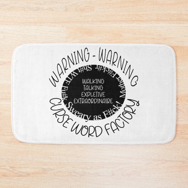 Item preview, Curse Word Factory Expletive Extraordinaire Sweary as F#ck  designed and sold by SmileThreads.