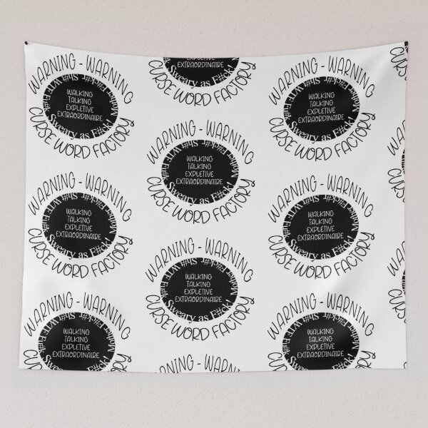 Item preview, Curse Word Factory Expletive Extraordinaire Sweary as F#ck  designed and sold by SmileThreads.