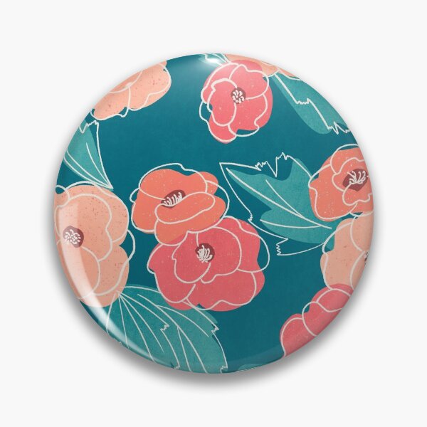 Item preview, Colorful Poppies florals doodle | mint green designed and sold by CarolFreire.