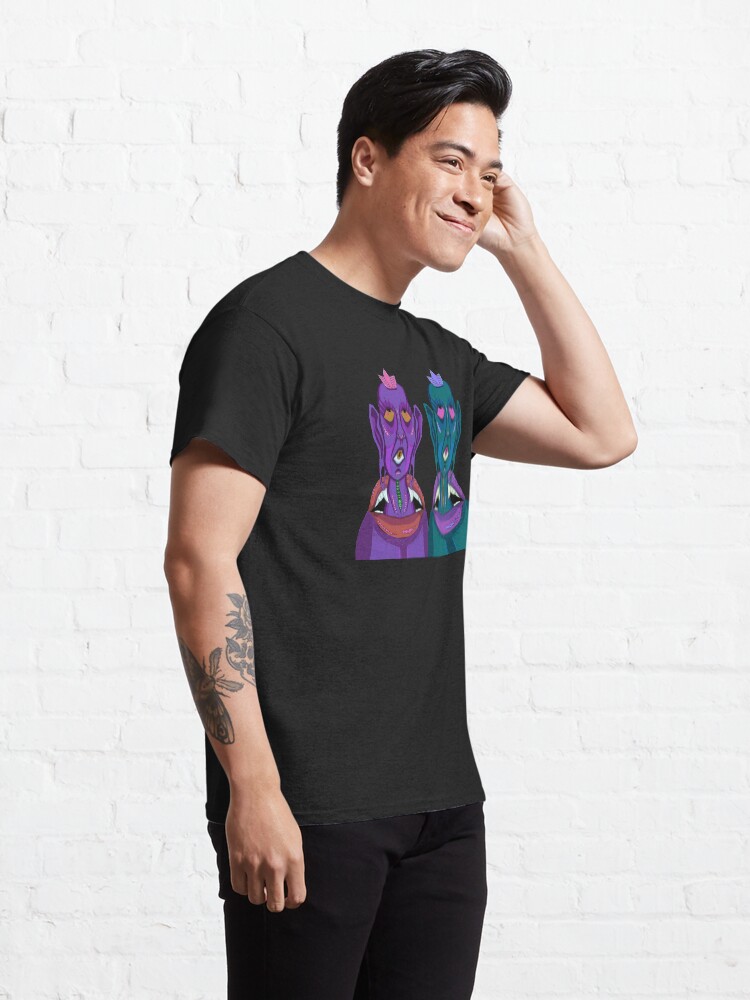 Alternate view of Third Eye Spiritual Twins Classic T-Shirt