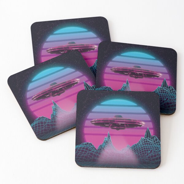 Item preview, sythwave ufo designed and sold by BeCoolArt.