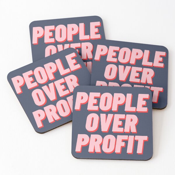 Item preview, People Over Profit designed and sold by polishalpaca.