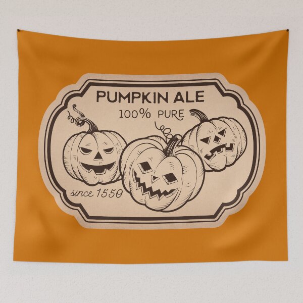 Item preview, Pumpkin Ale Potion Vintage Label designed and sold by KrisSidDesigns.